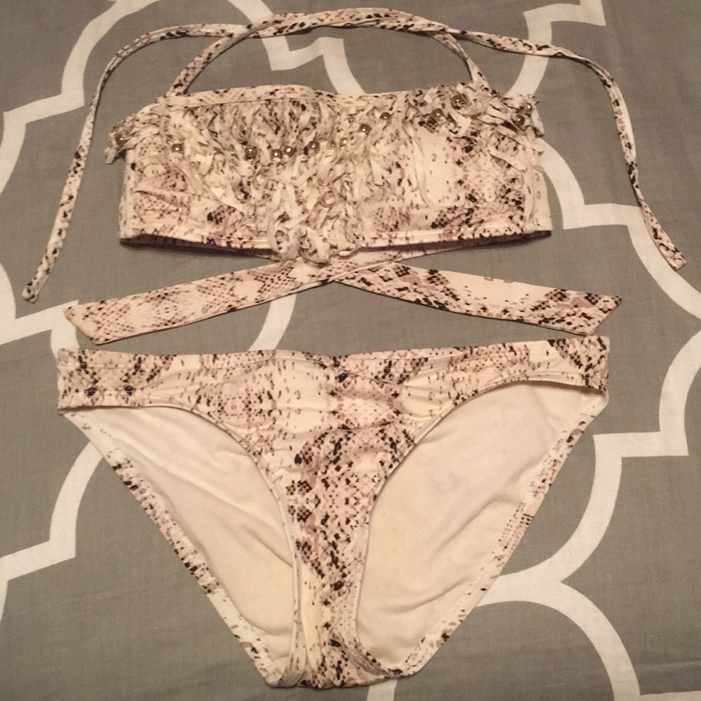 Snake Print Bikini!